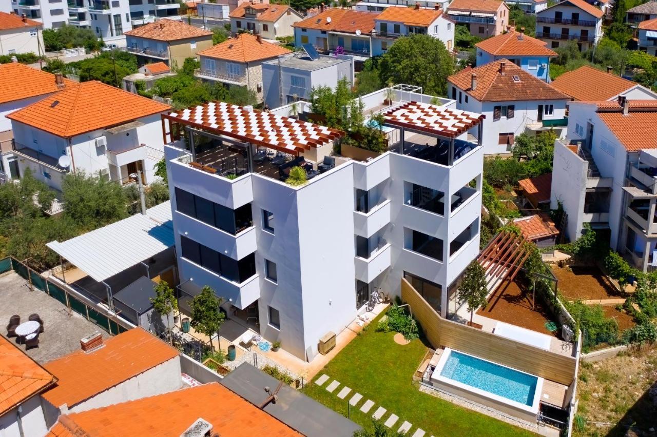 Penthouse Diem - Private Pool With Sea View Zára Kültér fotó