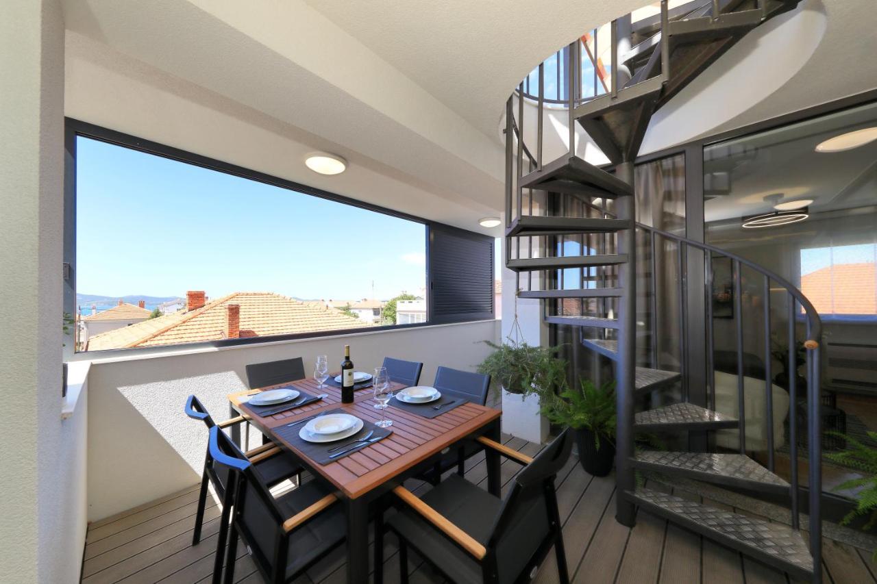 Penthouse Diem - Private Pool With Sea View Zára Kültér fotó