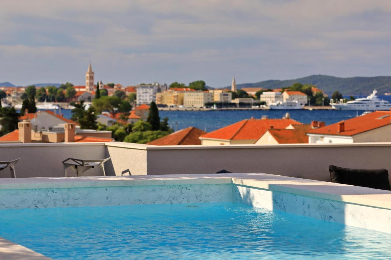 Penthouse Diem - Private Pool With Sea View Zára Kültér fotó